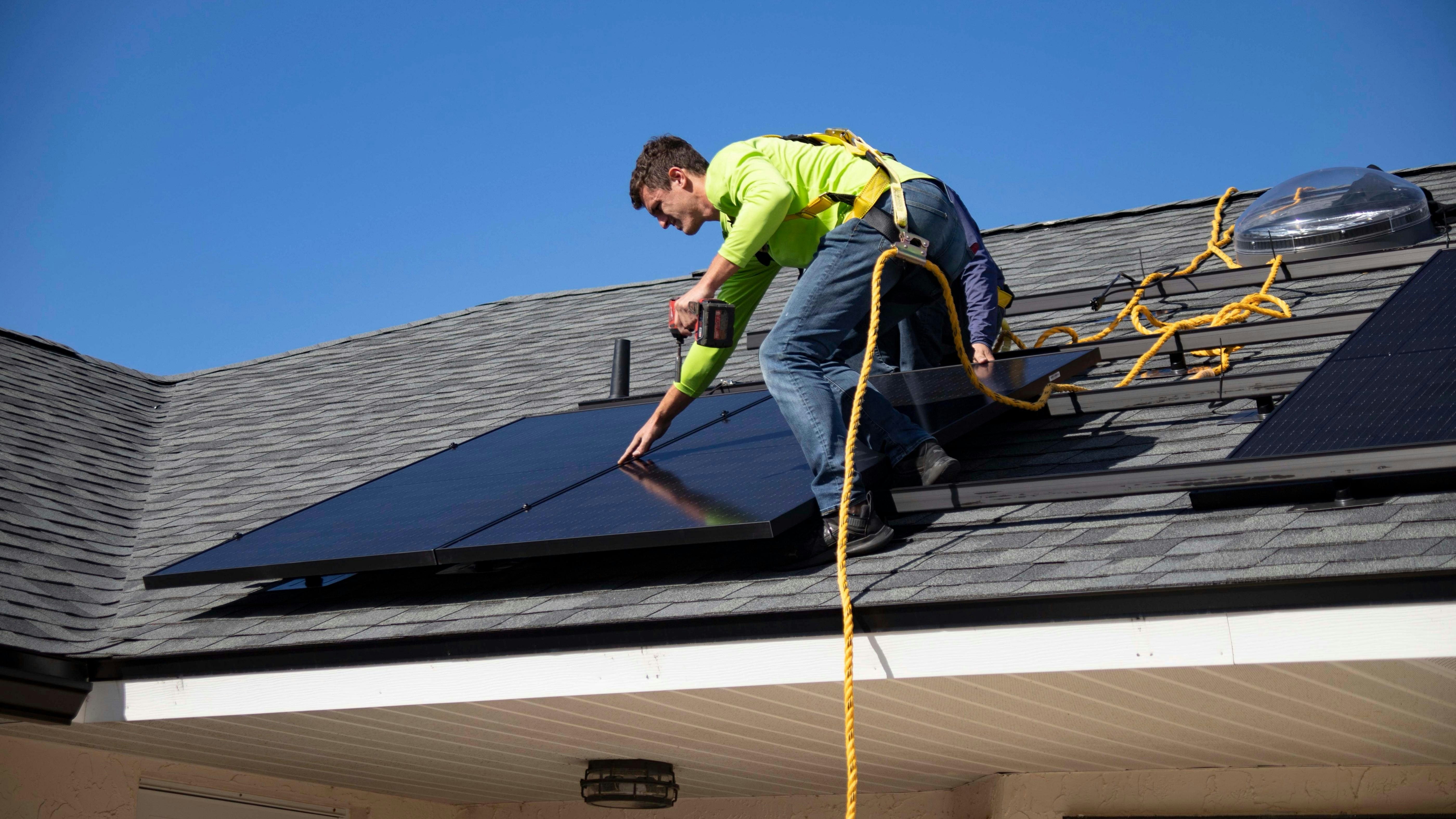 Solar Installation on Rooftop